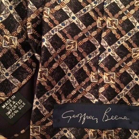 Geoffrey Beene silk tie - Picture 2 of 2